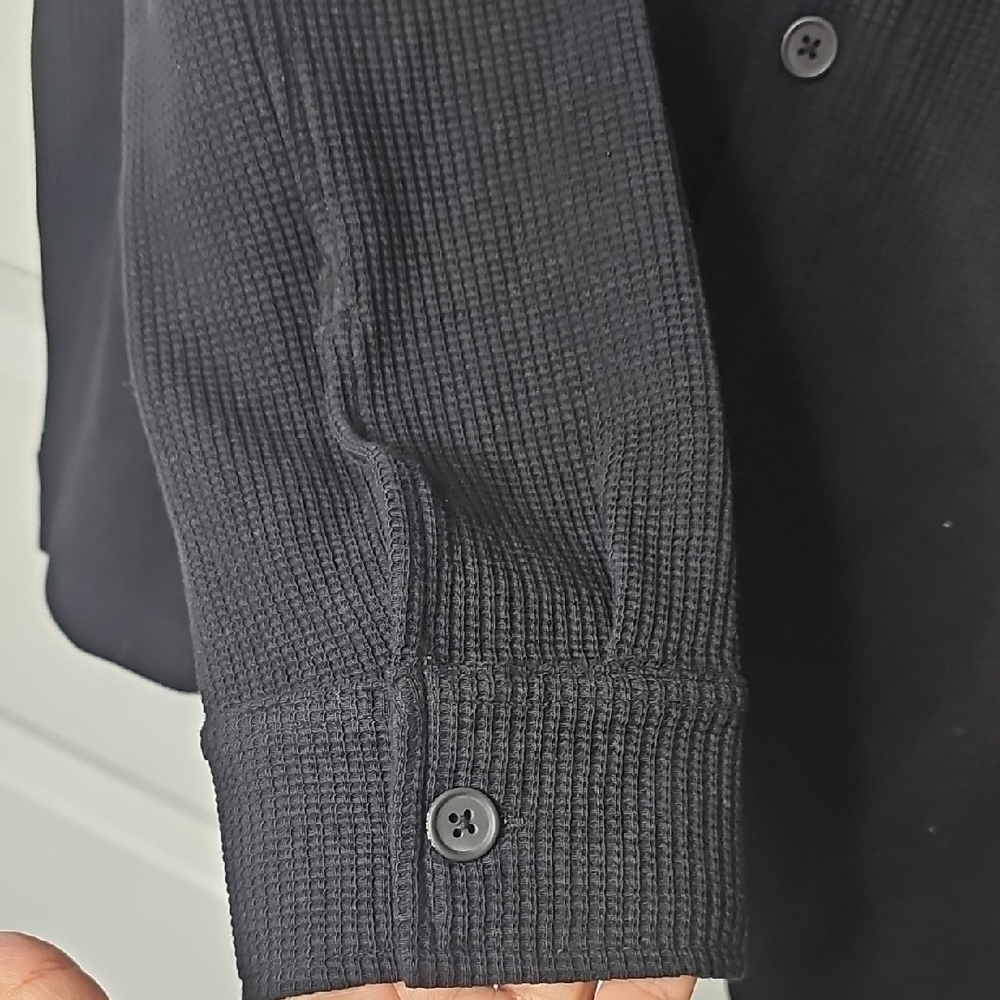 DKNY Charcoal Textured Shirt - Picture 6 of 9